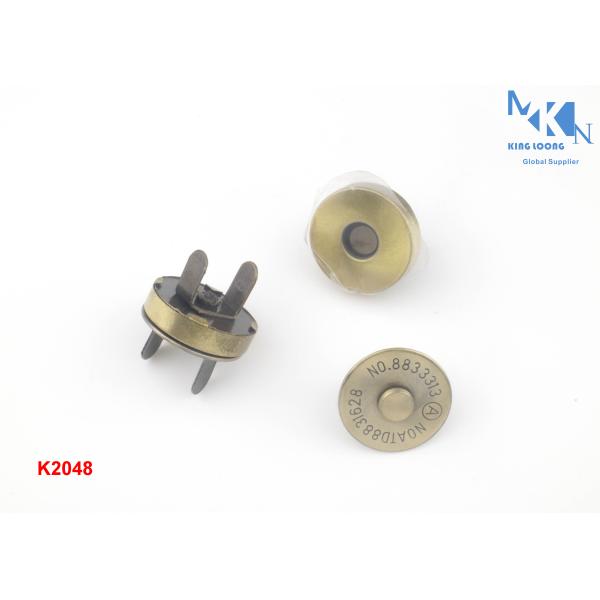 Brush Magnetic Handbag Clasp , Magnetic Bag Clasps K2048 Customized Design