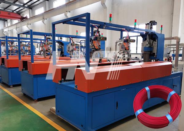 Quality 4 Point Cable Wire Coiler And Binding Machine With Coil Max. OD600mm for sale