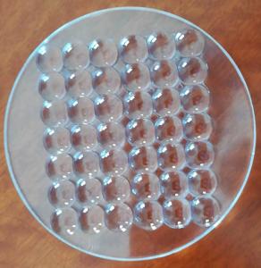 Led Bulb Glass Light Diffuser Tempered Optical Clear Borosilicate