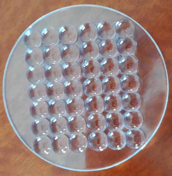 Quality Led Bulb Glass Light Diffuser Tempered Optical Clear Borosilicate for sale
