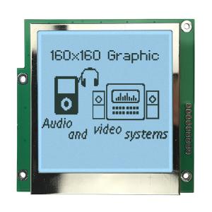 Buy cheap 160x160 Graphic FSTN LCD Display Module Positive ST75161 3.3V VDD SPI Interface product