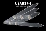 OEM Acrylic Golden Mean Calipers , Fibonacci Gauge , Golden Ratio Design Tool