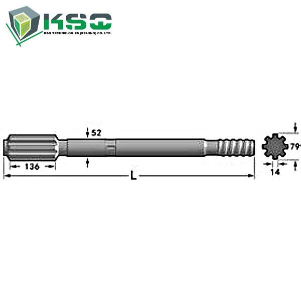 Quality T51 / T60 840mm Drill  Drilling Tools Wear Resistance 4148301200 for sale