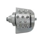 Tungsten Carbide Bushing Hammer Tool Multi Roll Grinding Wheel For Stone