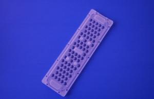 60 Degree SMD 3030 Led Lens Array 250*74mm Plastic Material 92% Transmittance