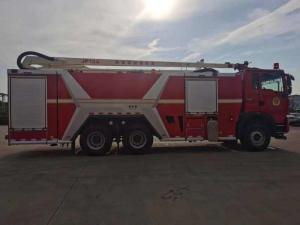 China JP18 95km/H HOWO Water Tower Fire Truck 9940×2520×3580MM Industrial Fire Truck on sale