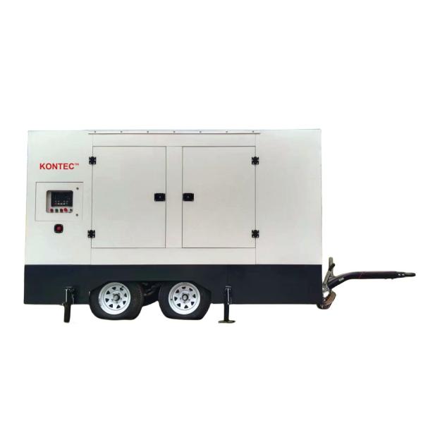 Quality Portable 60kw 3 Phase Trailer Type 75kVA Generator with Towable Mobile Power Station for sale