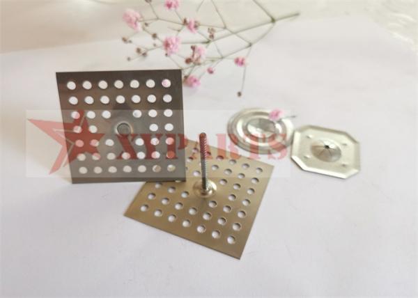 Quality 40mm Perforated Base Install Pins With Ashesive Application for sale