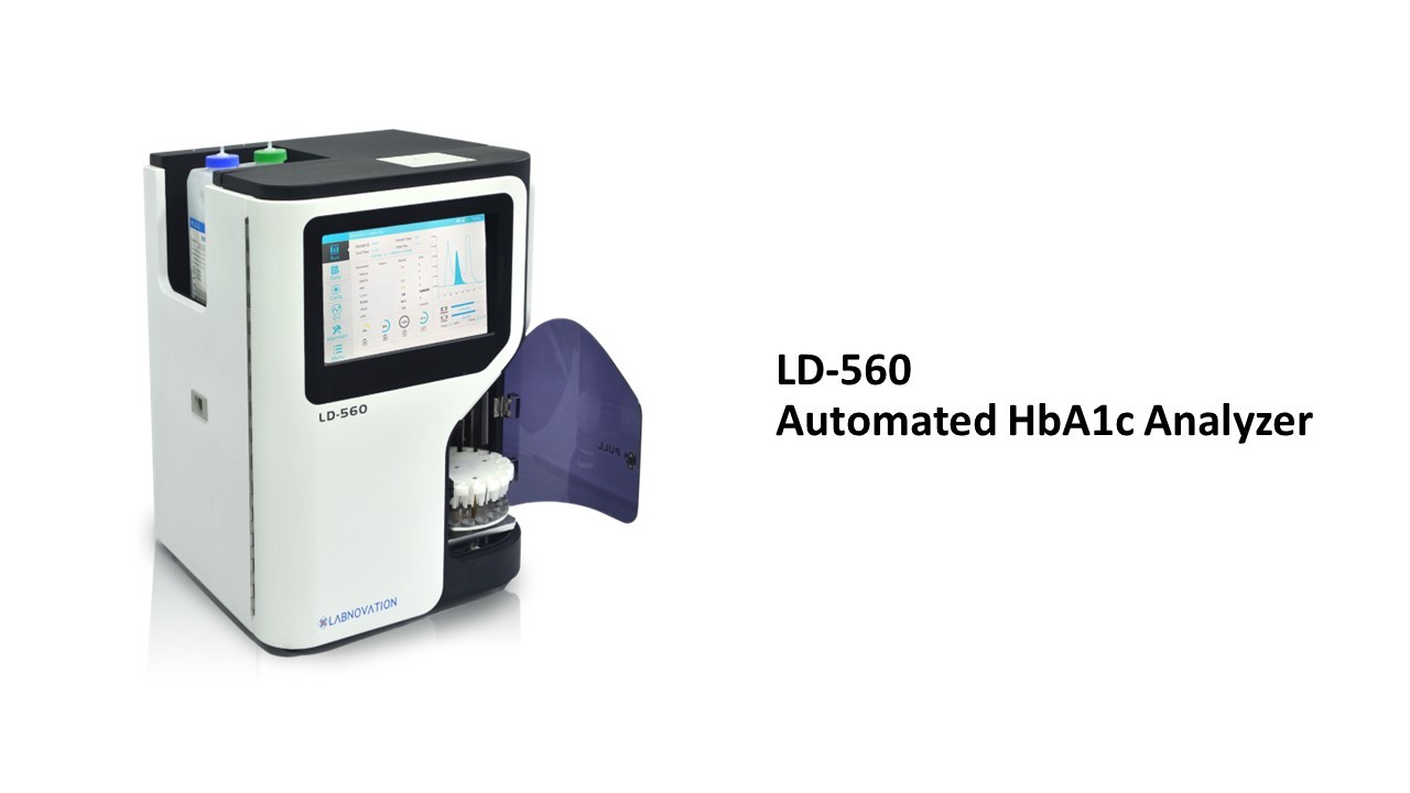 90 Seconds HPLC HbA1c Analyzer Whole Blood / Pre Diluent Sample 10" Full Color LCD Display