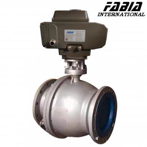 China FABIA Electric High Pressure Two-Piece Butt Welding Ball Valve on sale