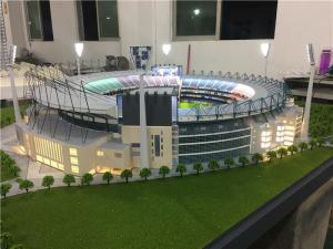 China Ho Scale Maquette Stadium With Light , Miniature Football Stadium Model on sale