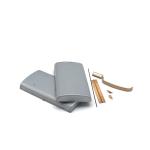 Custom Rectangle Metal Clutch Frames Iron Wallet Frame