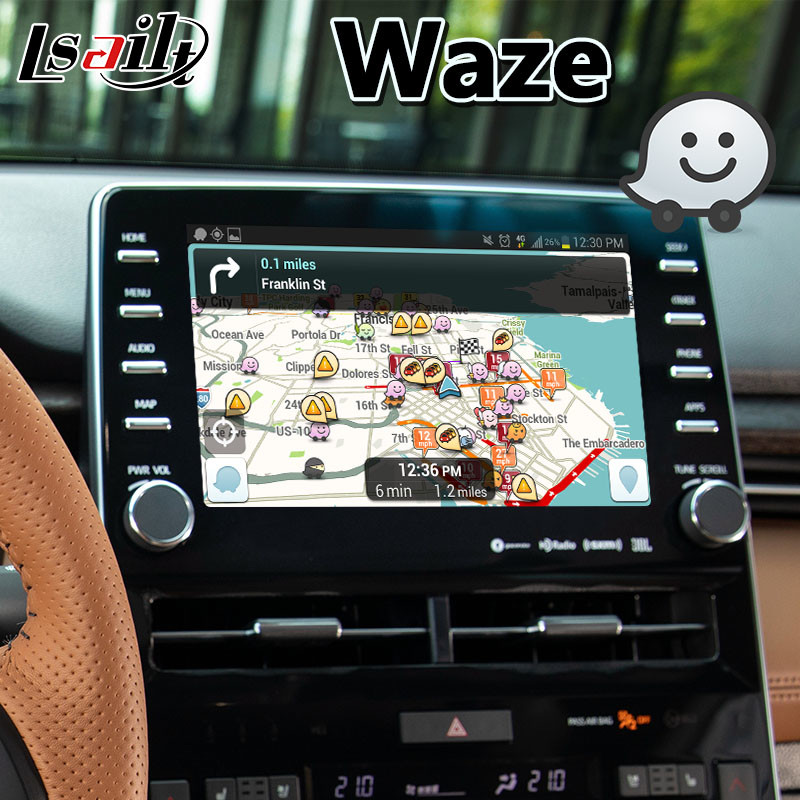 Avalon Car Navigation Box , Android Carplay Video Interface Box for Toyota Touch3 System with Youtube