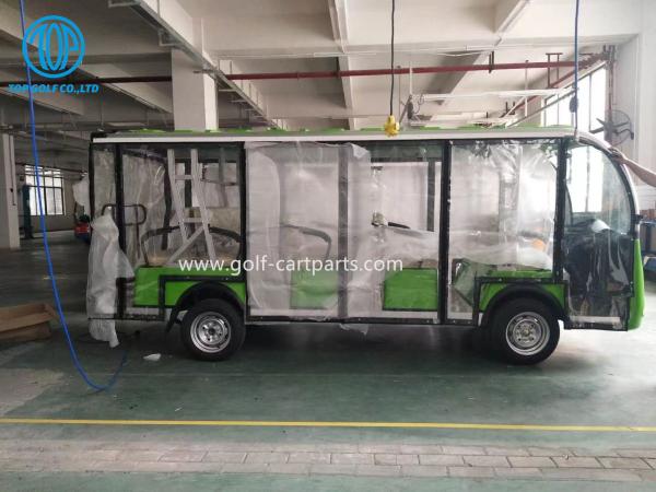 Quality LVTONG 11 Seater Sightseeing Bus Rain Cover Enclosures Waterproof for sale