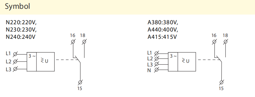 DV1-04 Programmable Voltage Relay Monitoring 3 Phase Voltage Monitor Relay Voltage Device