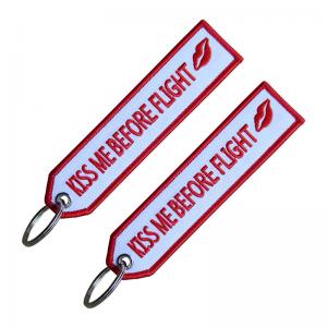 Buy cheap Fashionable Embroidered Fabric Keychain High Density No Minimum product