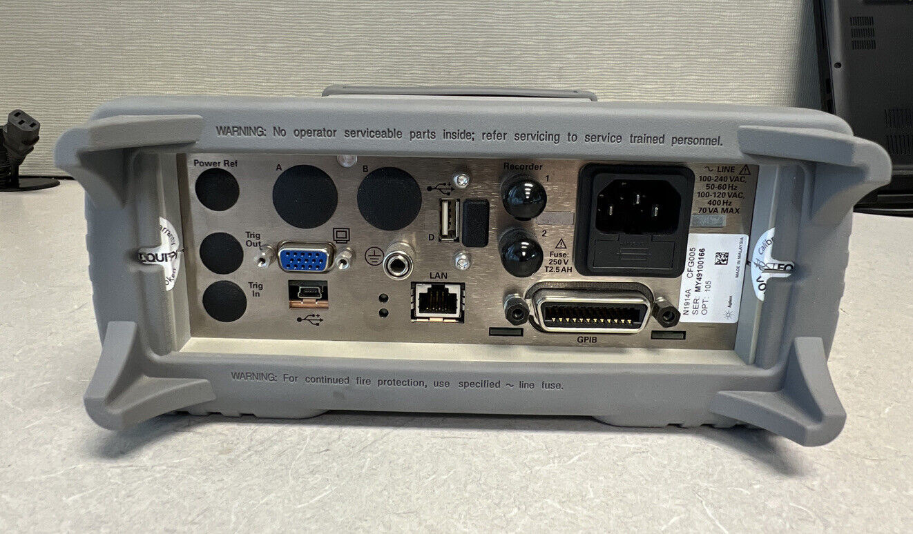 Stable N1914A Agilent Power Meter Single Channel Radio Frequency