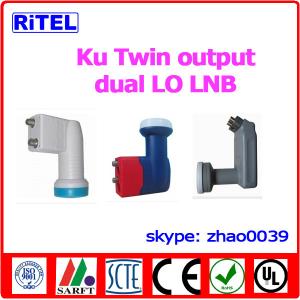 Buy cheap Ku-band 2-port output TWIN LNBF, single LO and dual LO available product