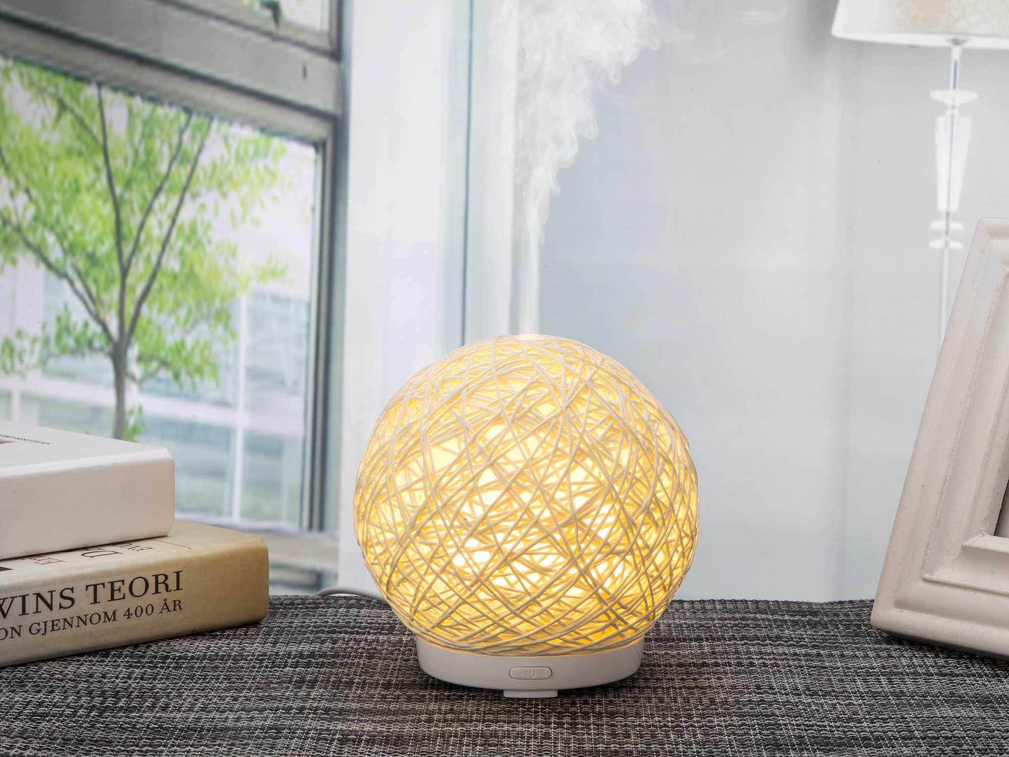 Home Decorative Ultrasonic Aroma Diffuser 60ml USB Air Humidifier