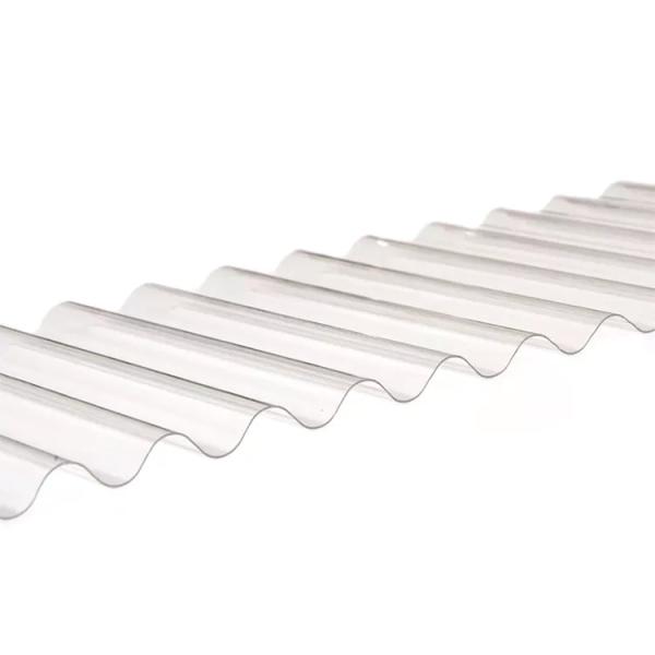 UV PC Transparent Sheet , Polycarbonate Clear Corrugated Plastic Sheets For Greenhouse