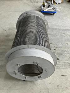Efficient Stainless Steel Drum Screen Ideal For Liquid Solid Separation