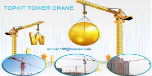 Buy cheap High Configuration QTZ100 Tophead Tower Crane 60m Boom good after sell Service product