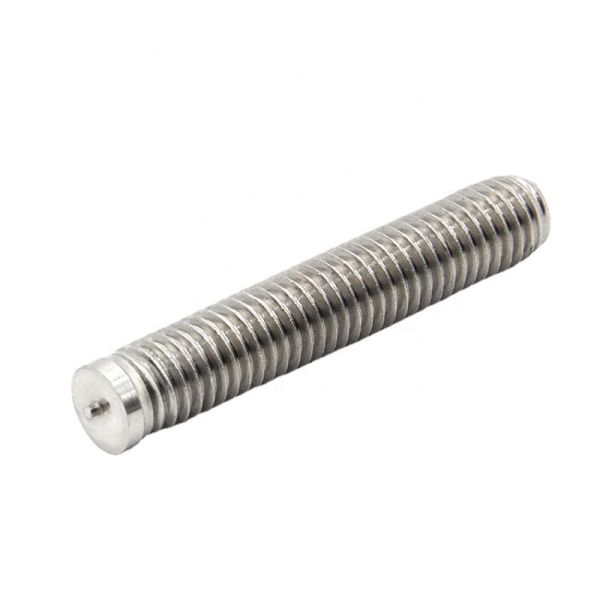 Stainless Steel Headless Stud Welding Screws With Plain Finish Pan Head Style