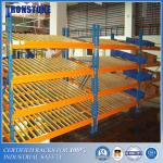 Heavy Duty Pallet Racking Carton Flow System For Box Crates Overturn Storage