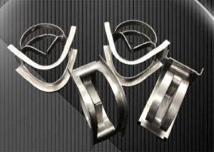 China ISO Conjugated  Stainless Steel Pall Rings Packing For Vacuum Distillation Columns on sale