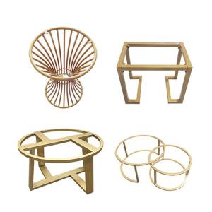 China Modern Cast Iron Custom Stainless Steel Furniture Dining Table Legs on sale