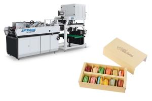 Buy cheap Multi Function Sweet Box Making Machine Automatic Glue Spraying System product