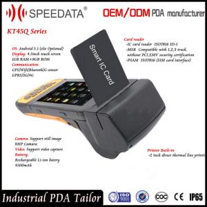 Buy cheap Wifi GSM Rugged Barcode Scanner for Android Chip Card , 8MP Camera product