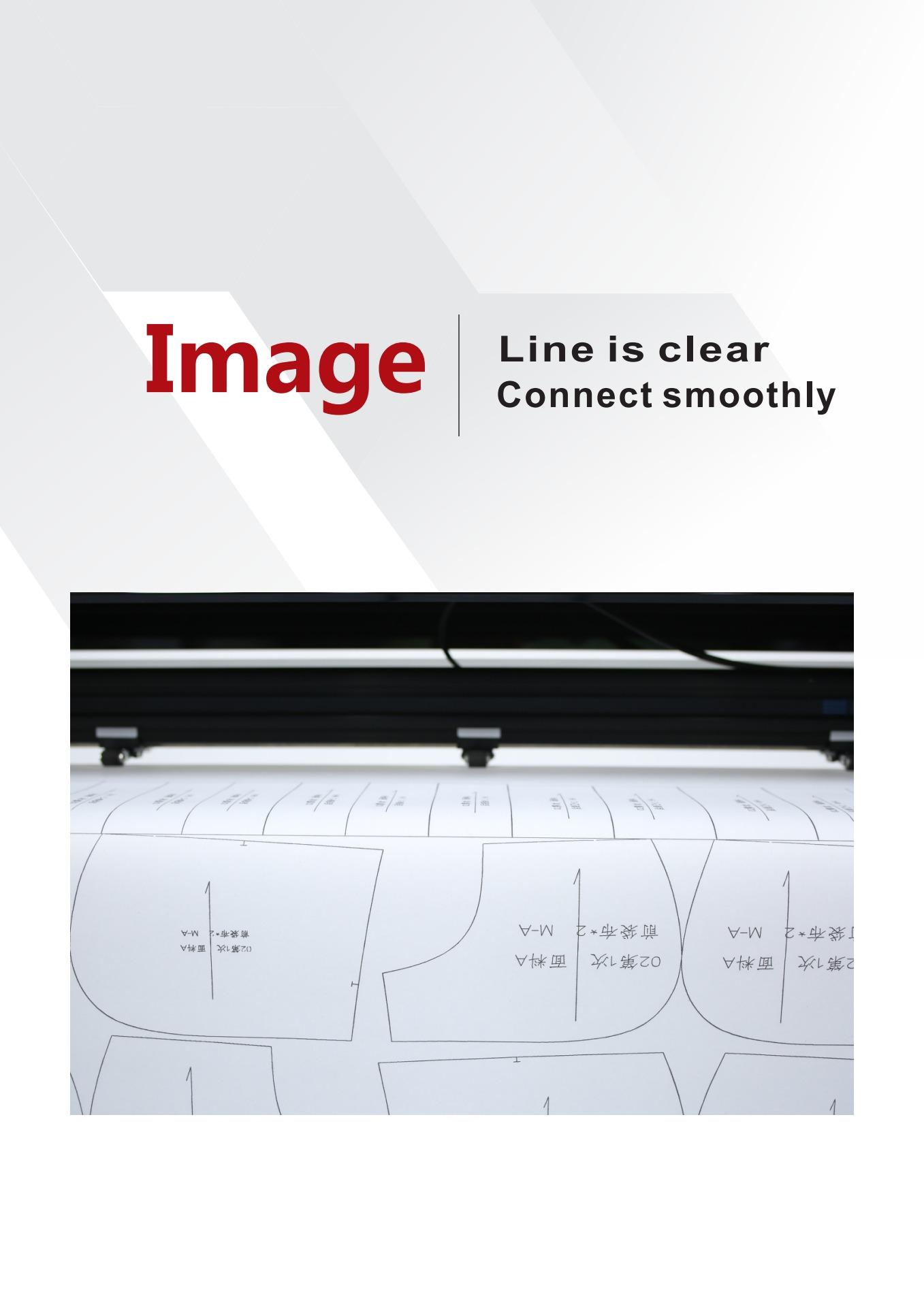 Refillable Continuous Big Ink Tank Printing Plotter with Cutting Blade and HPGL Support