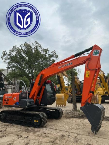 Quality ZX120 Used Hitachi Excavator 12 Ton Crawler Excavator for sale