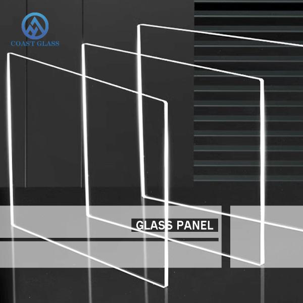 Quality Glass Factory Wholesale Custom Small Size Transparent Glass Panel Cutting Edging for sale