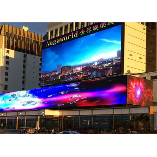 P6mm Outdoor Fixed LED Display 192*192mm Module For Government / Schools Better Viewing Effect