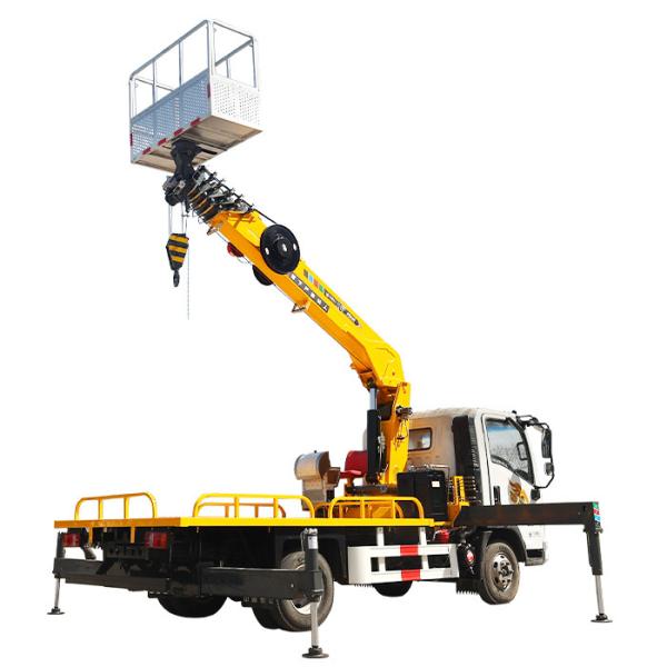 Quality Multi-Functional Truck Crane Can be used for high-altitude construction work and lifting heavy objects for sale