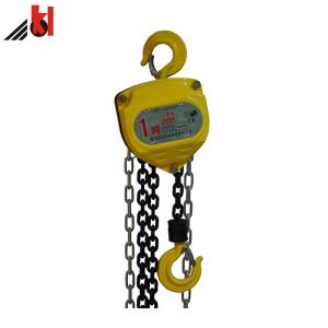 China 2200 Ib Steel Lifting Chain Block Lightweight Alloy Cover Chain Pulley on sale