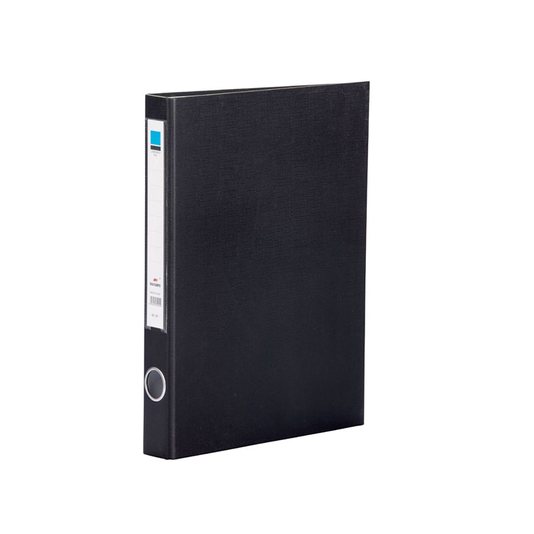 Black Blue Pressboard Classification File A4 Folder Document Storage with 3 Holes