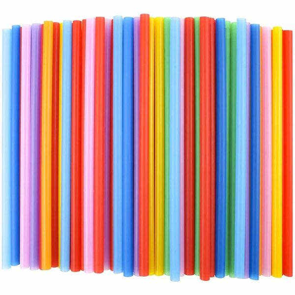 Biodegradable Colored Pla Order 120 Large Smoothie Straws 10.3 Inches Extra Long Straw Disposable Milkshake Straw