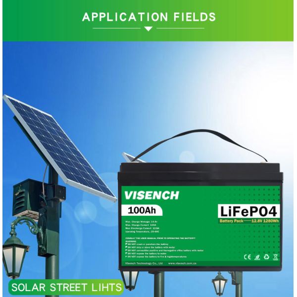 Visench Direct factory high quality lithium battery 12v 200ah for Energy Storage Battery