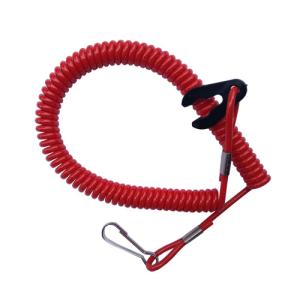 Buy cheap Extendable Coiled Security Tethers Strap Lanyard Rope Key Holder / Plastic Snap Hook product