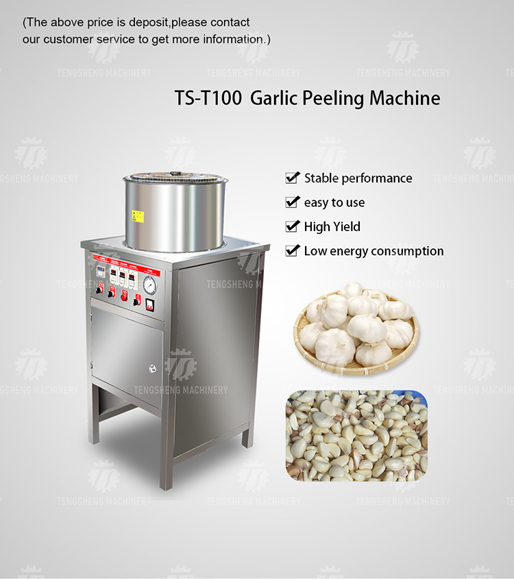 90KG Restaurants Power Saving Garlic Processing Machine Airflow Generation Garlic Sorting
