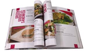 Spiral Bound Custom Cookbook Printing , Hardcover Art Book Printing