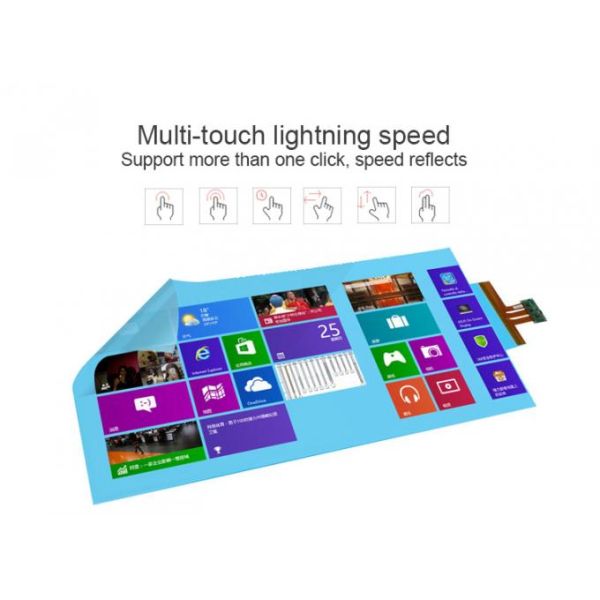 Interactive Kiosk Multi Touch Screen Frame Foil / Film Transparent 43 Inch 1 Year Warranty