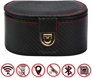 Oval Signal Blocking Box , RFID Blocking Key Fob Protector Privacy Protection