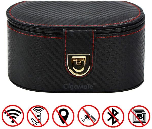 Quality Oval Signal Blocking Box , RFID Blocking Key Fob Protector Privacy Protection for sale