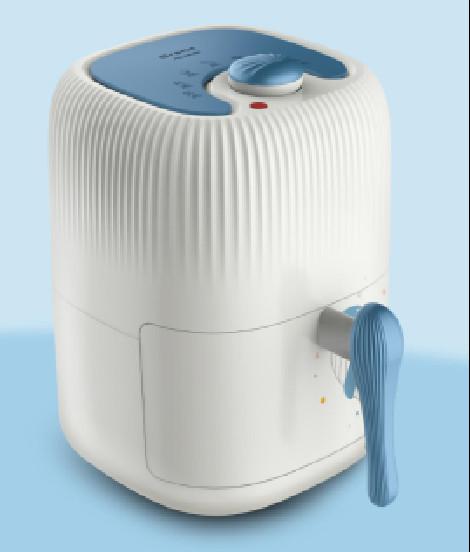 Quality RoHS High Temperature Air Fryer , 281mm Length 2L Air Fryer for sale