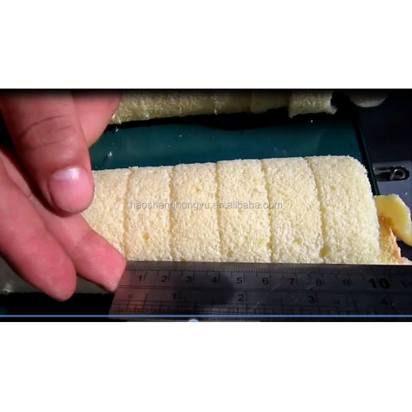 Food Beverage Sponge Cake Slicer Machine Automatic Cutter OEM