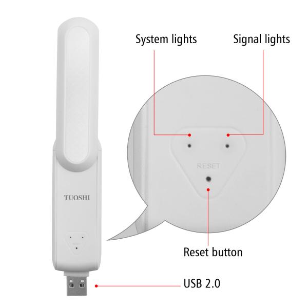 Quality Mini USB WiFi Range Extender 2.4GHz Wireless Signal Repeater Booster for sale